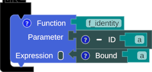 the identity function transpiler-block